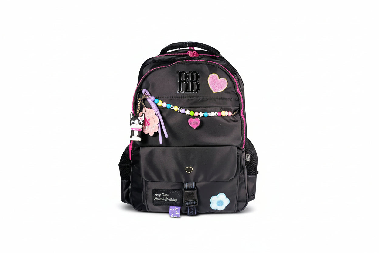 Mochila De Costas Preta Rebecca Bonbon 17,5 RB24595 - Loja Do Thor