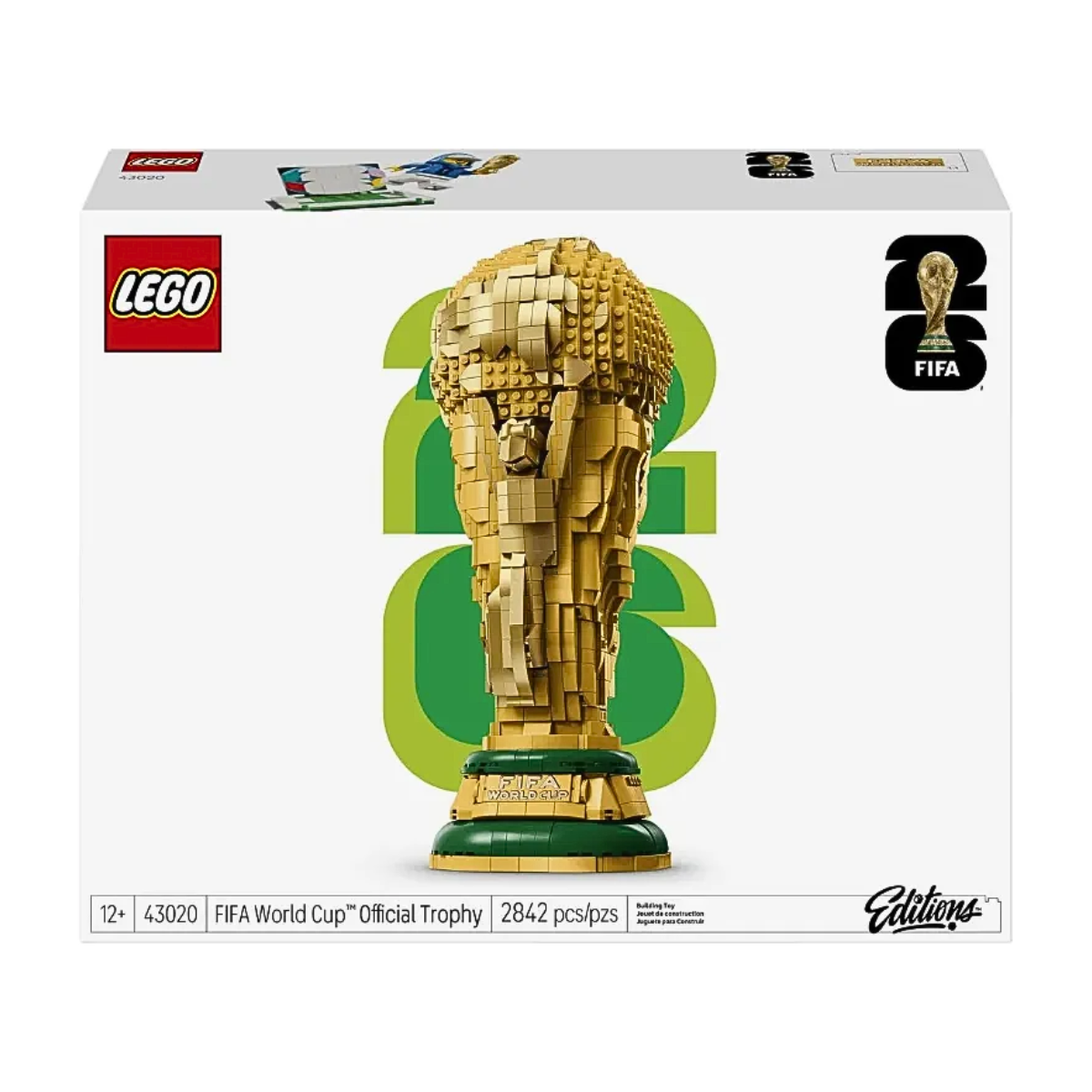Lego Editions Football  Trofeu Oficial Da Copa Do Mundo FiFA