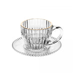 Conjunto 4 Xícaras de Café com Fio de Ouro Império 110ml - Loja Do Thor