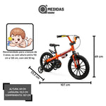 Bicicleta Infantil Nathor Aro 16 Extreme 2 Com Rodinhas