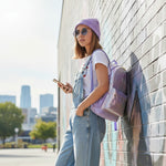 Mochila De Costas Lilas Maxlog MS46377BB2500