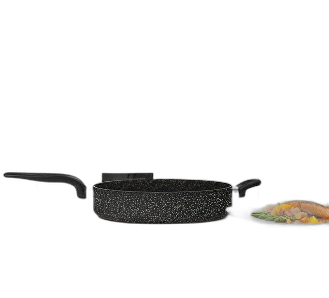 Frigideira Rochedo Funda Stone Antiaderente 28 Cm Preta Jc28 R2Z1GVB81