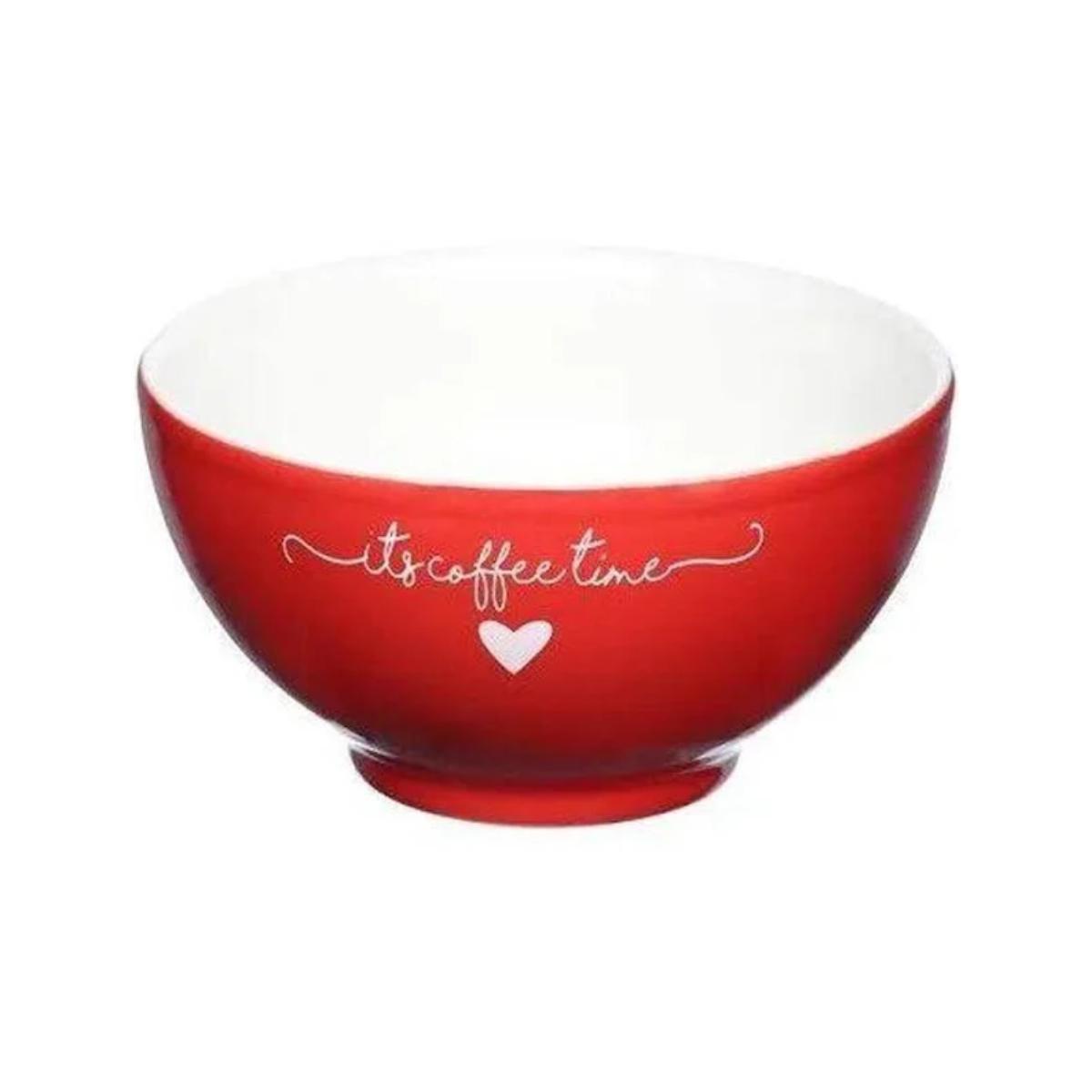 Kit 6 Bowl Lamour 440ml Vermelho Etilux pcln173vm