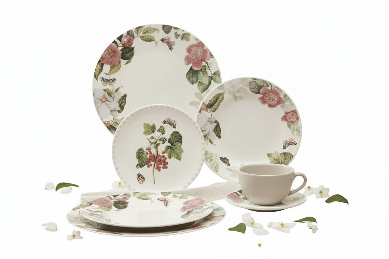 Aparelho De Jantar/Cha 20Pcs - M. Order - Garden - AW20-5960 - Loja Do Thor