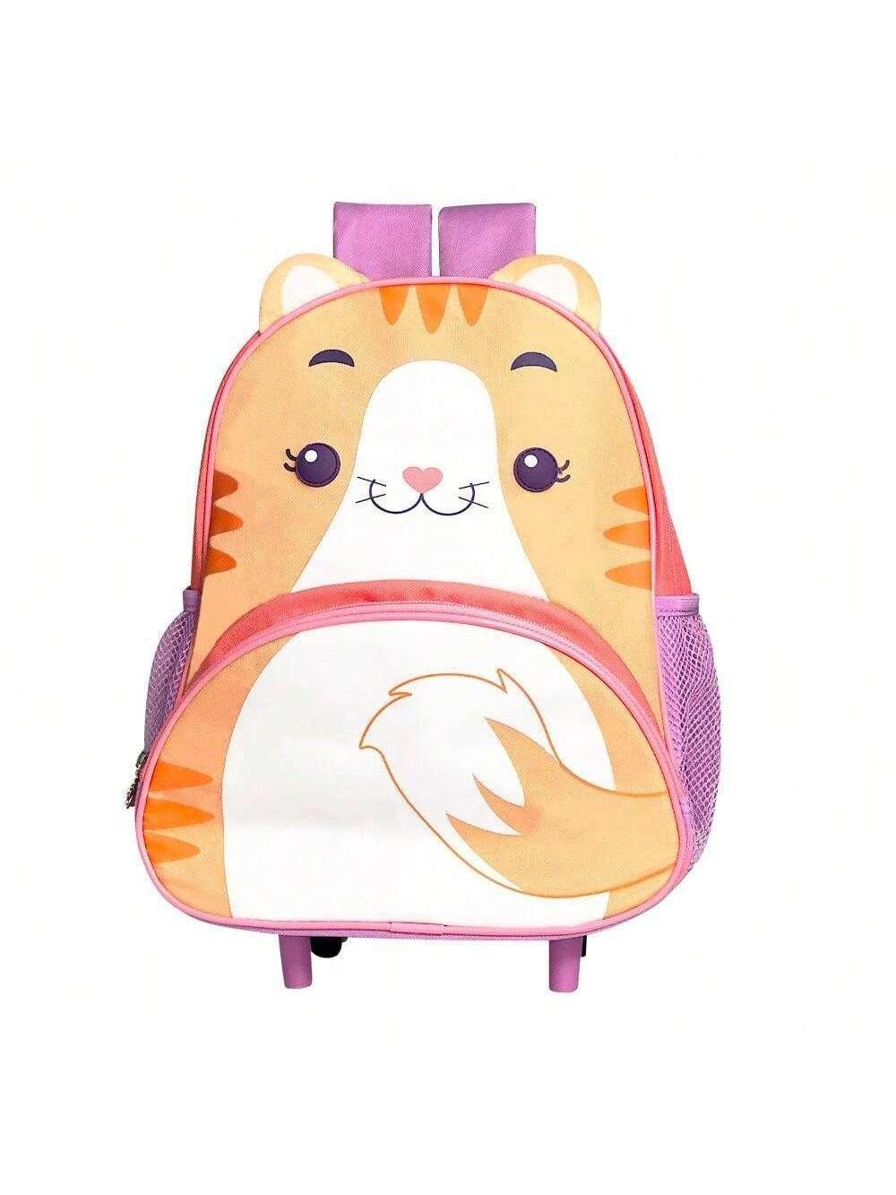 Mochila De Rodinha Infantil Clio Pets - Gato CP24019B - Loja Do Thor