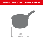 Panela Tefal So Matcha 18cm Verde