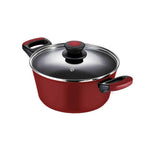 Cacarola Antiaderente Para Inducao 28 Cm Everyday Vermelha - Loja Do Thor