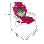 Cadeira De Praia Infantil Jacaré Na Banheira De Oxford 53CM - Loja Do Thor