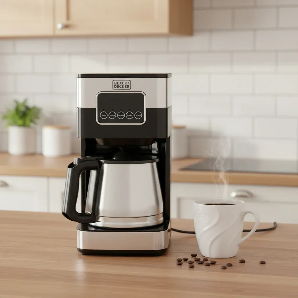 Cafeteira Programavel Cm350G Black&Decker Preto E Inox 127V - Loja Do Thor