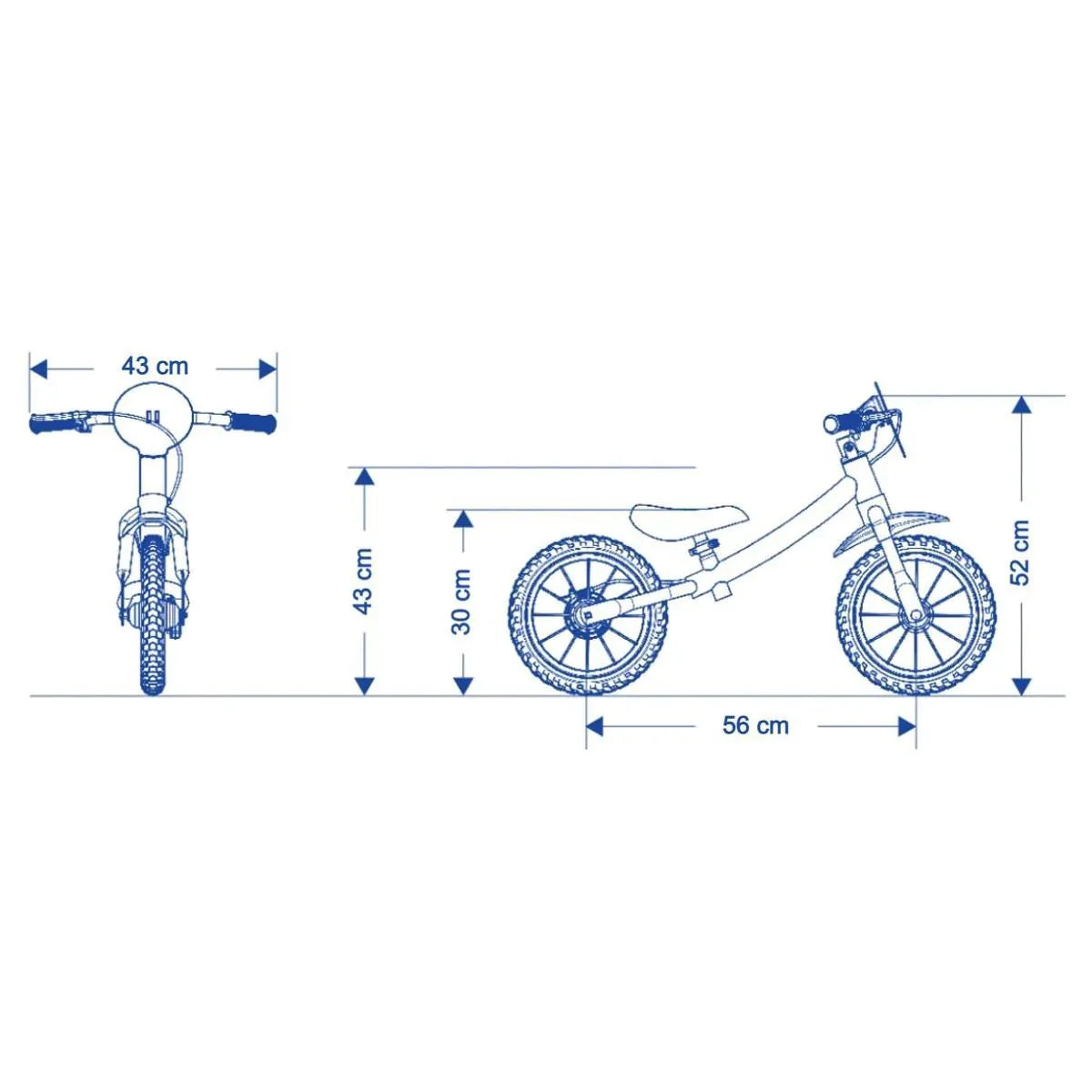 Bicicleta Equilibrio Infantil Sem Pedal Mod 5 Bike Balance Aro 12 - Loja Do Thor