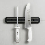 Kit Barra Magnetica Faca Profissional Chaira Inox Prime
