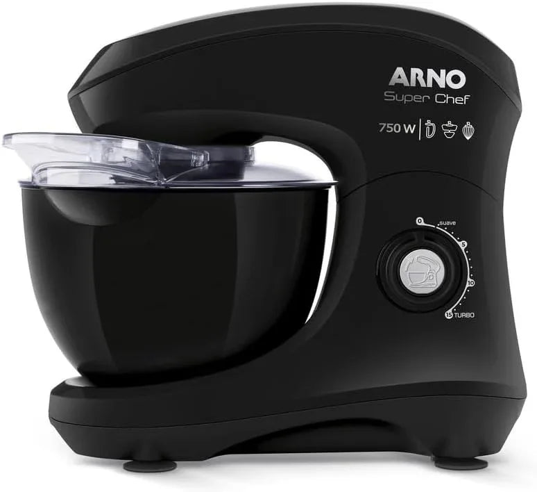 Batedeira Planetária Superchef 750W 127V Preto KM01 SX9508B1 - Loja Do Thor