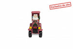 Enfeite Carro Papai Noel Resina Vermelho Grillo