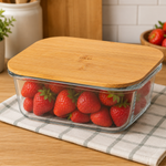 Pote Hermético Retangular 598ML Mori MR1222