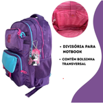 Mochila de Costas Roxa 2 em 1 Urban Mix 17,5 RB26227