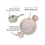 Jogo De Panelas Brinox Antiaderente Sirius 4 Pç Vanilla - Loja Do Thor