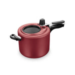 Panela de Pressao Antiaderente 4,5 Litros Com Visor Cereja 6033 - Loja Do Thor