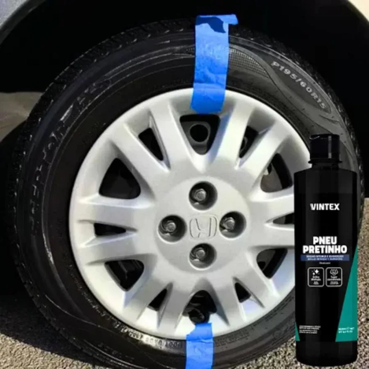Pneu Pretinho Brilho Intenso E Duradouro 500Ml - Vintex - Loja Do Thor