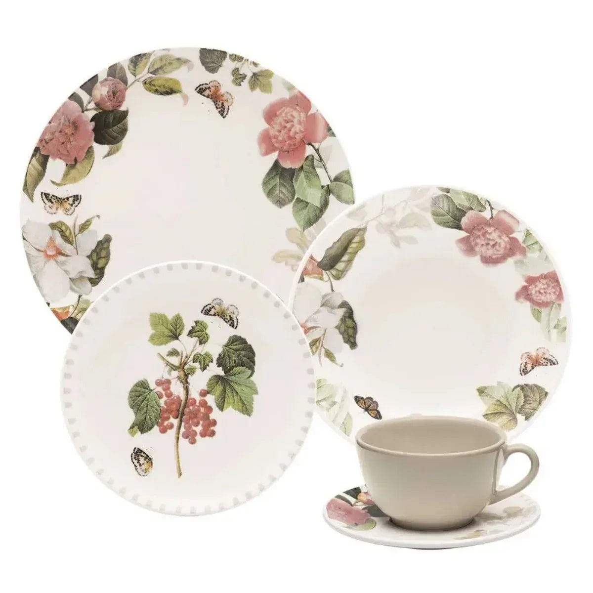 1 Aparelho De Jantar/Cha 30PCS -M. Order - Garden -AW30-5960 - Loja Do Thor