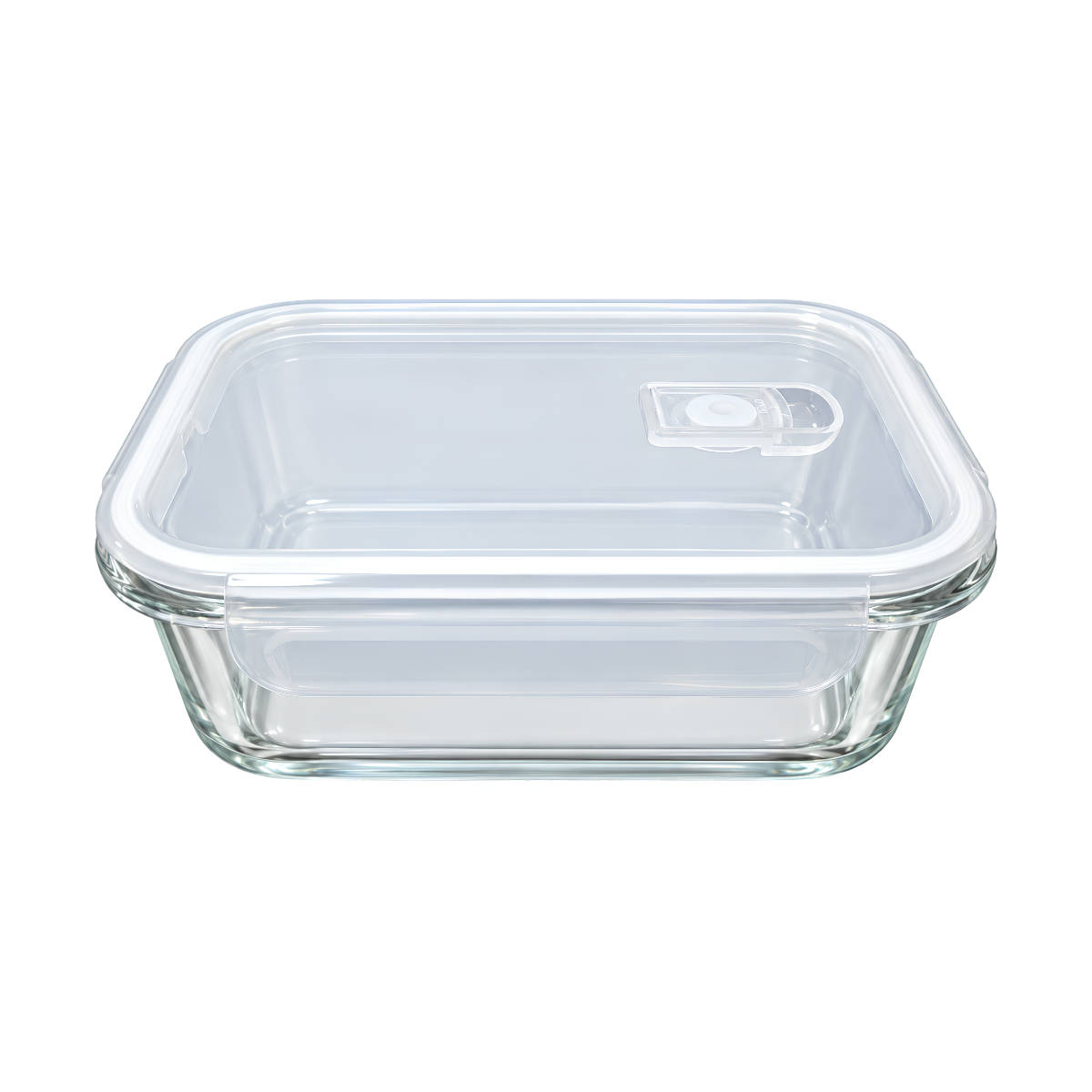 Pote Hermético Vidro 1,04L  Com 4 Travas Marmita RM1585