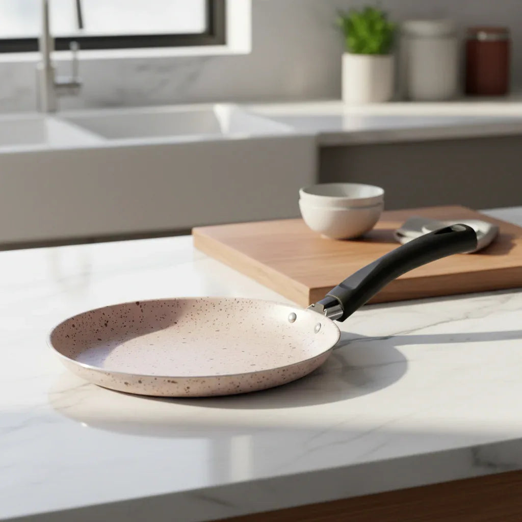 Panquequeira Colore Stone 22cm Bege - Alegrete - Loja Do Thor