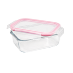 Pote 640ml  Borossilicato Retangular - Allmix 101103