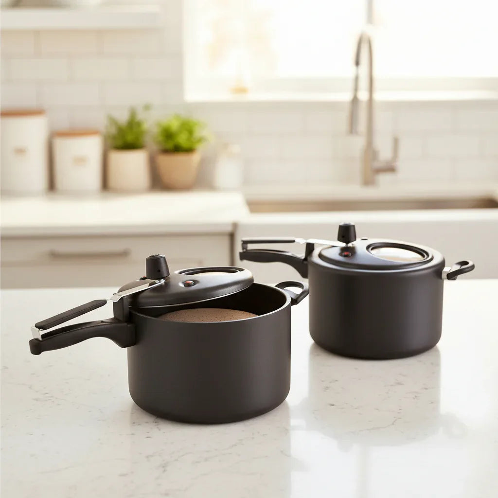 Panela de Pressao 4,5L Antiaderente Com Visor de Vidro 8497 - Loja Do Thor