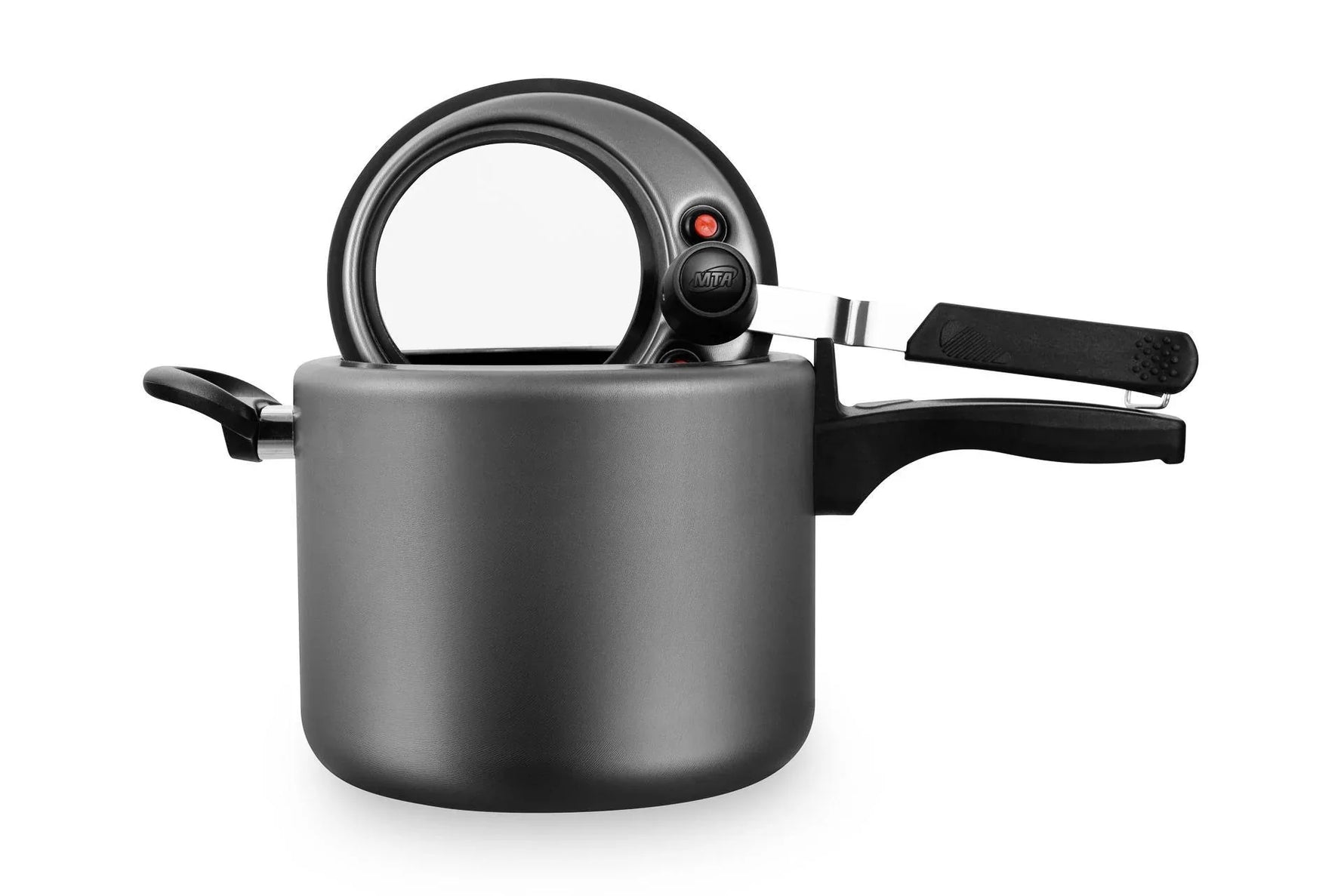 Panela de Pressao Grafite 4,5L C/ Visor de Vidro 6030 MTA - Loja Do Thor