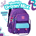 Mochila de Costas Roxa 2 em 1 Urban Mix 17,5 RB26227