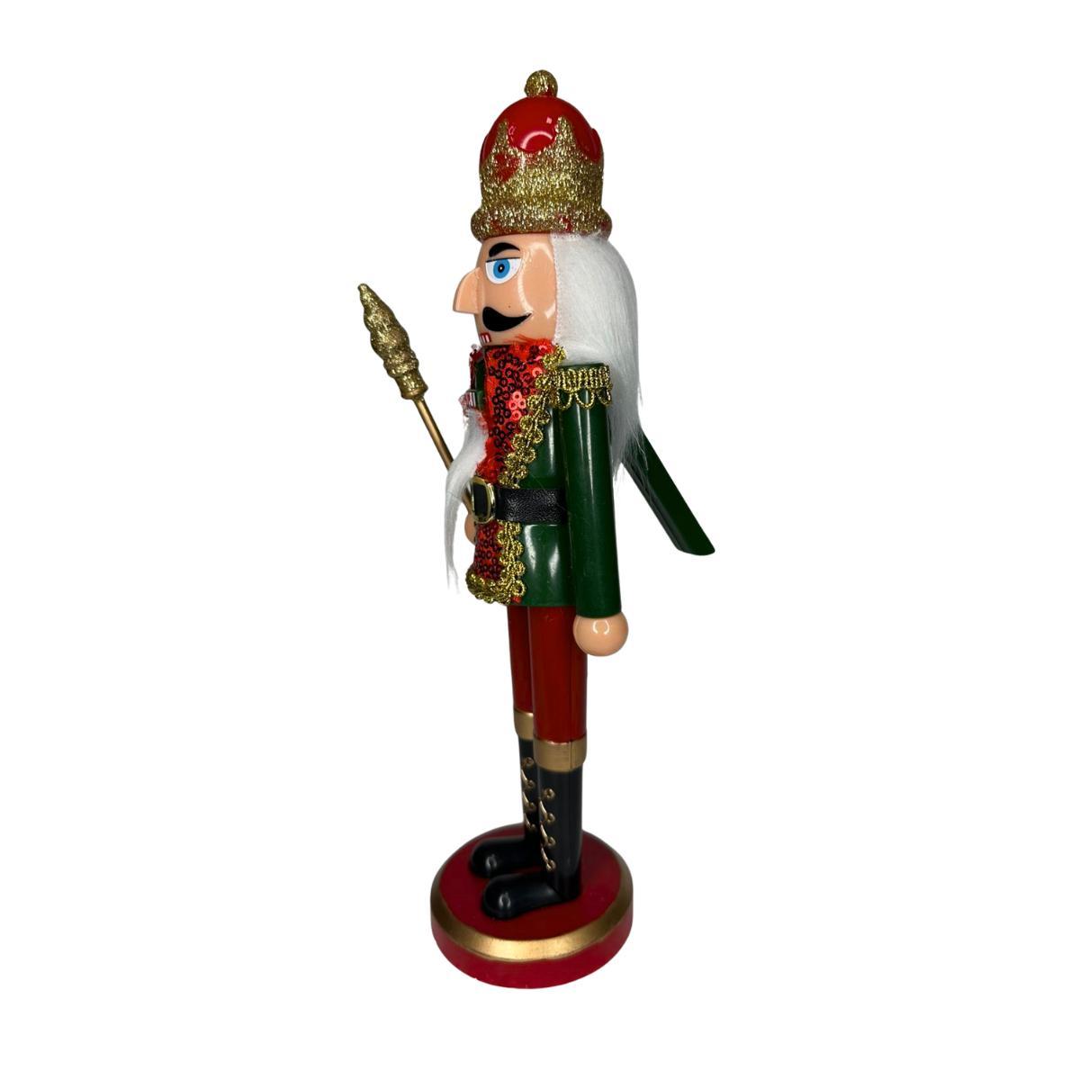 Quebra Nozes Vermelho Bastão Decoração 4Mix - 28cm  30286