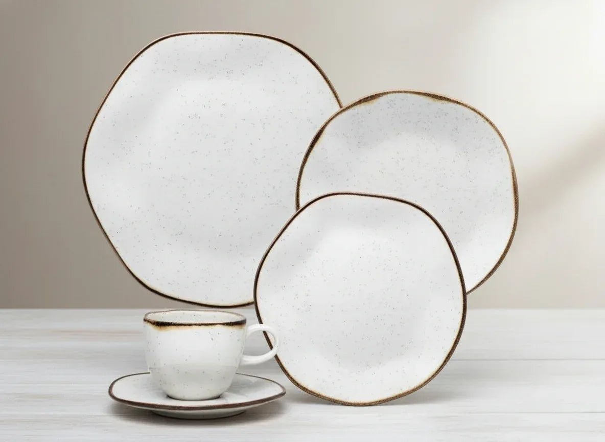 Aparelho de Jantar e Cha 20 Pecas Ryo Maresia - Oxford - Loja Do Thor