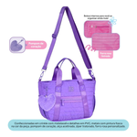 Bolsa Tiracolo Lilás Rebecca Bonbon M Rb2968Ll Lilas