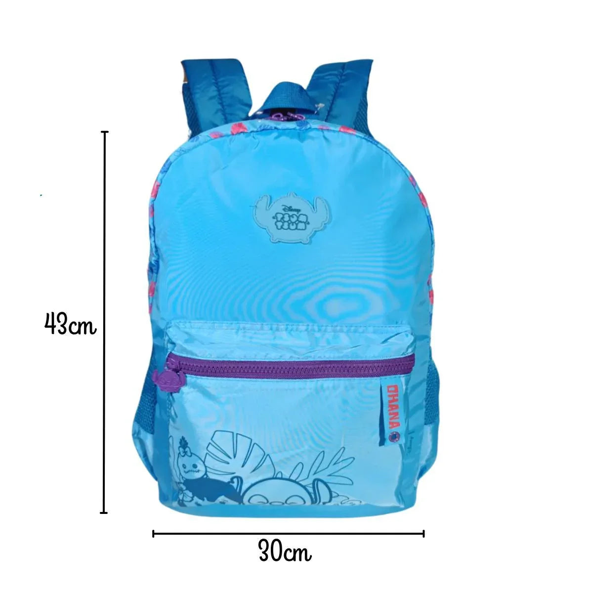 Mochila De Costas Stitch Azul Claro 17,5 TS24632 - Loja Do Thor