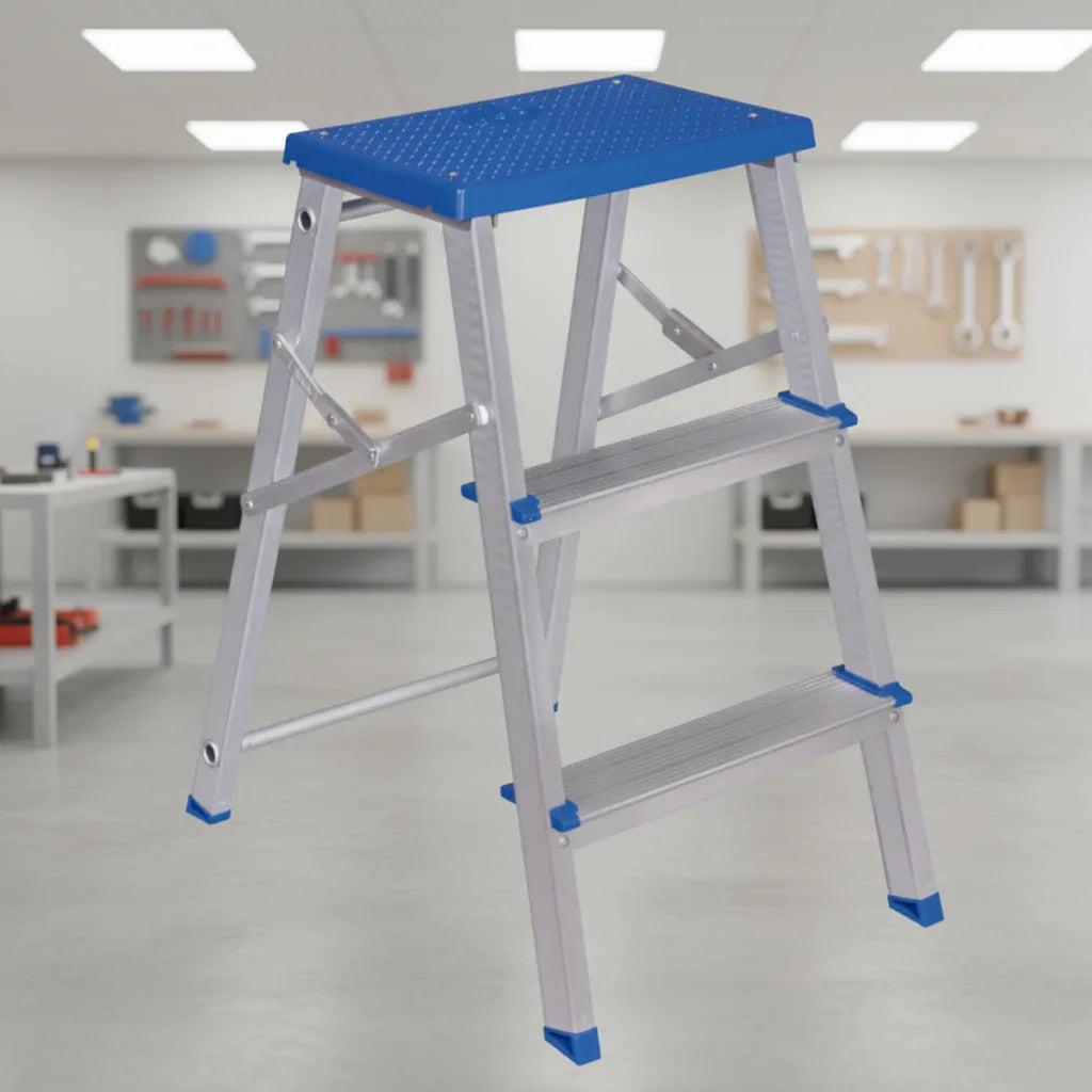 Escada Banqueta Alumínio Mor 5107 - Loja Do Thor