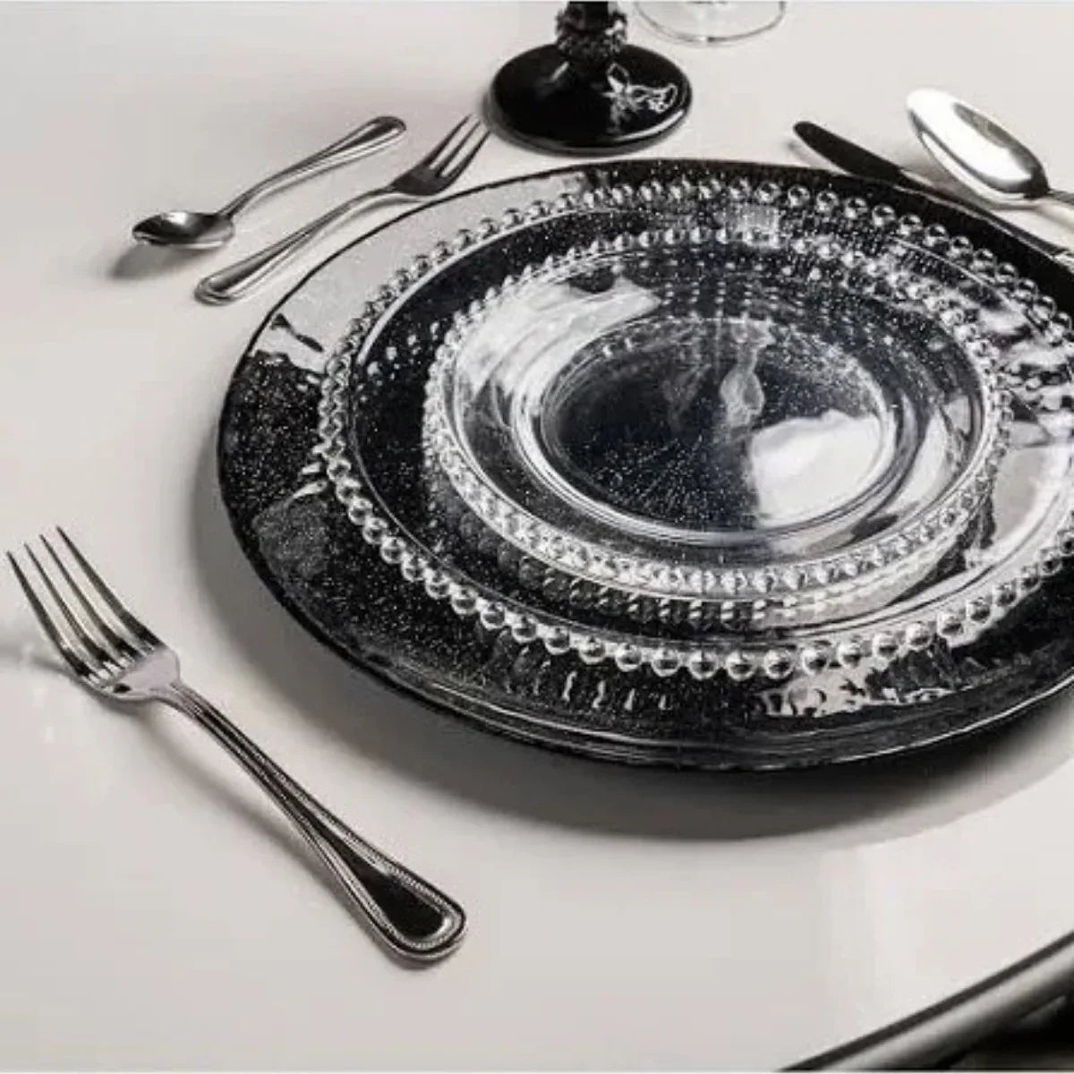 Prato Cristal De Chumbo Pearl 28cm Wolff - Loja Do Thor