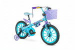 Bicicleta Infantil Feminina Aro 16 Frozen Cestao Rodinha 02 - Loja Do Thor