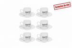 Xicara de cafe manhattan BRANCO 80ML 6pcs