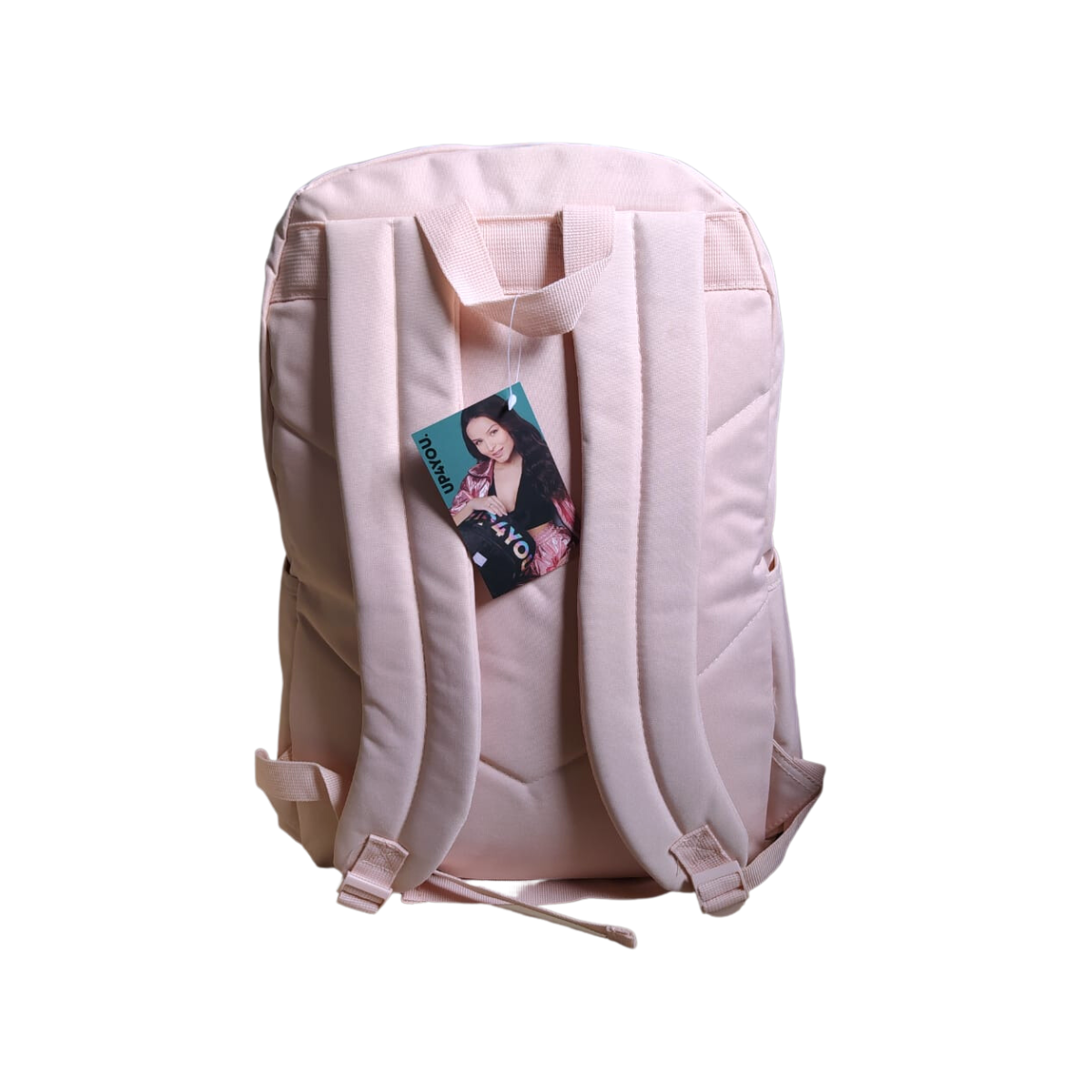 Mochila Juvenil Rosa C/ Bolinhas Prata - Up4you