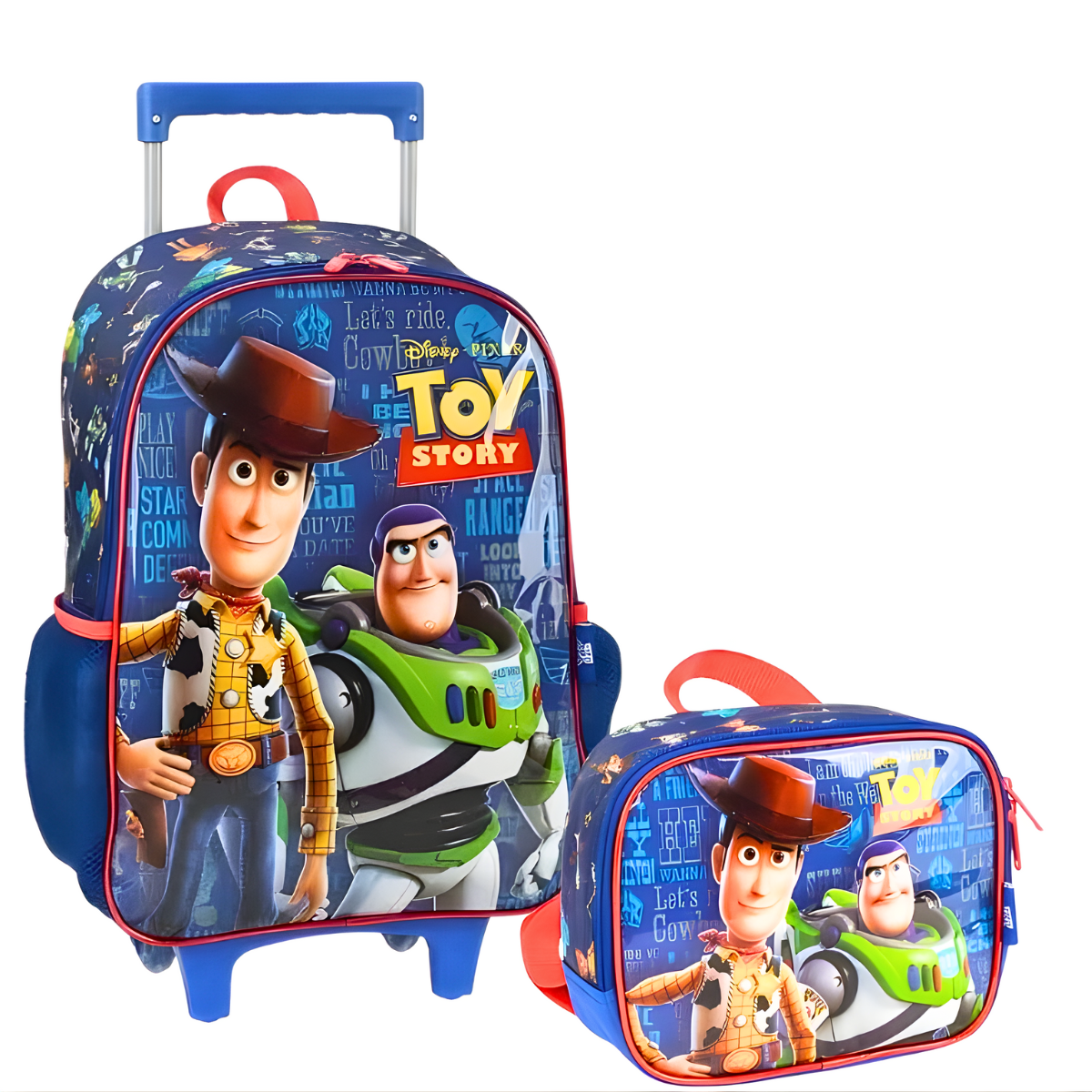 Kit Mochila De Rodinhas E Lancheira Sortido Toy Story