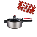 Panela De Pressão Turbo Quality Antiaderente Cinza 3L - Alegrete