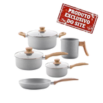 Conjunto De Panelas Ceramic Life Easy Brinox 5 Pecas