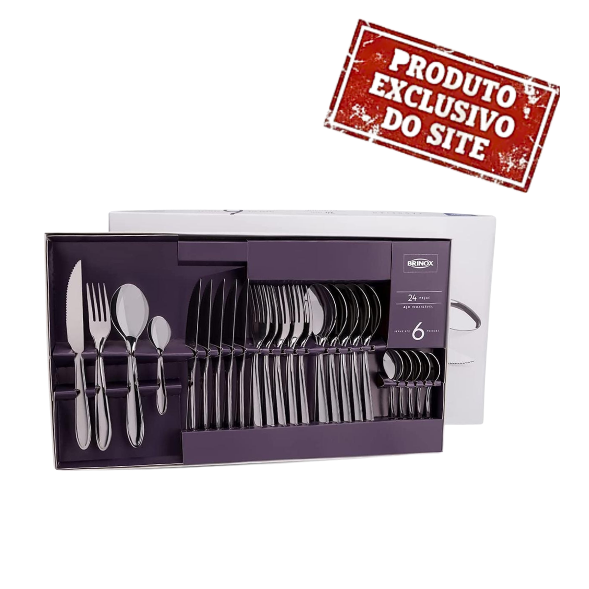 Faqueiro Lyon 24PCS Brinox