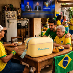 Caixa Cooler Térmico Amarelo 12L - Polarbox