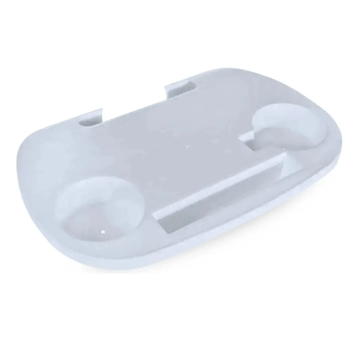 Mesa Lateral Portatil Cadeira De Praia Porta Copo Branca