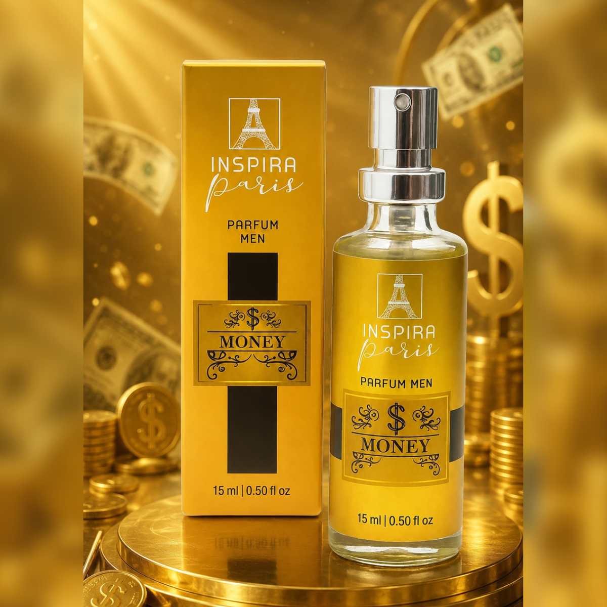 Perfume Men Money 15ML - Inspira Paris