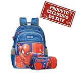 Kit Mochila Estojo17 Spider-Man Y - 14952 - Artigo Escolar