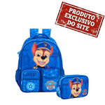 Kit Mochila Costas  E  Estojo Box Patrulha Canina- Xeryus