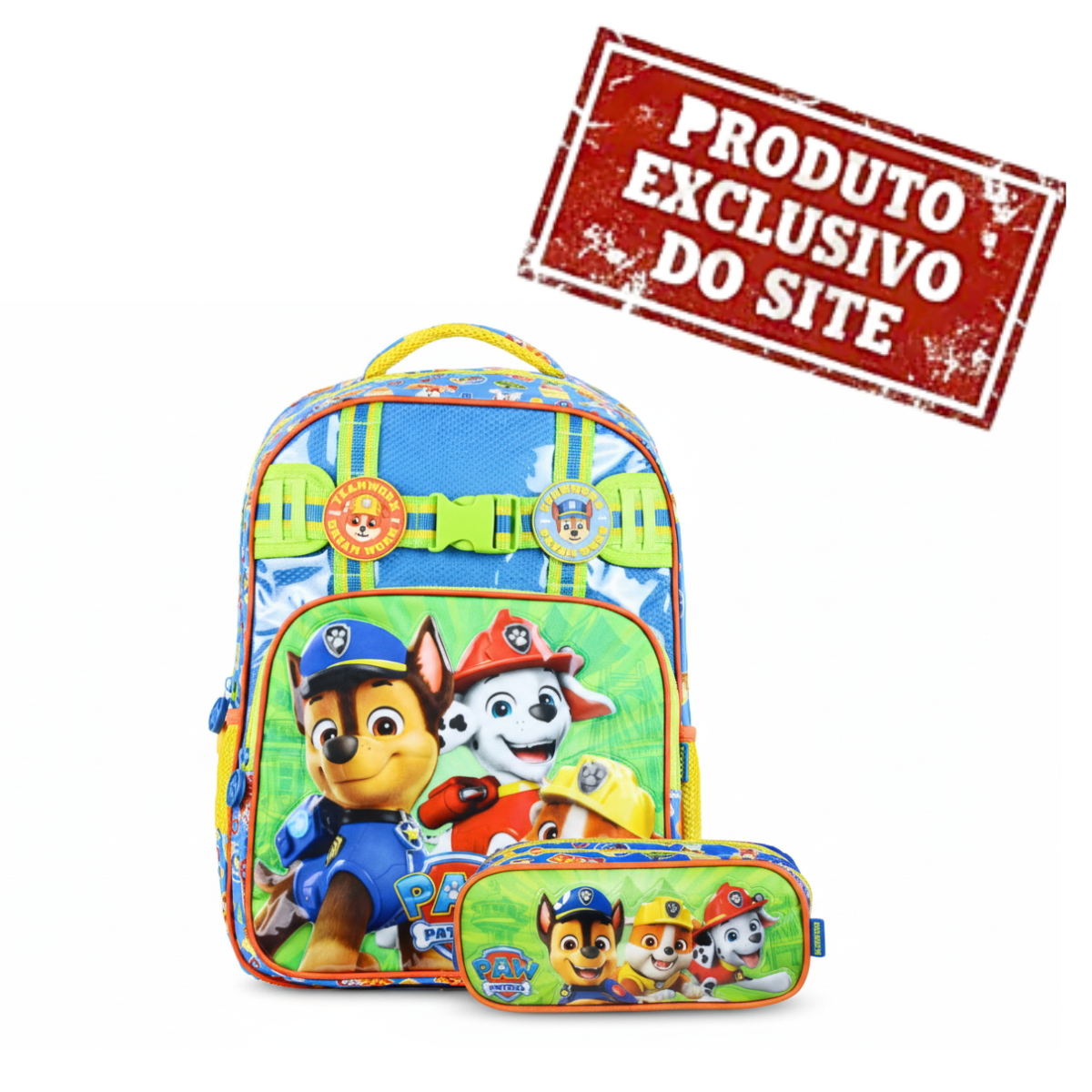 Kit Mochila  e Estojo 16 Patrulha Canina 15312