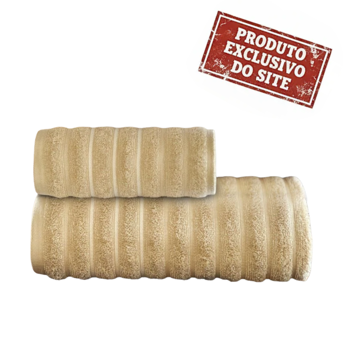 Jogo de Toalhas Corttex Wave Bege – Banho e Rosto