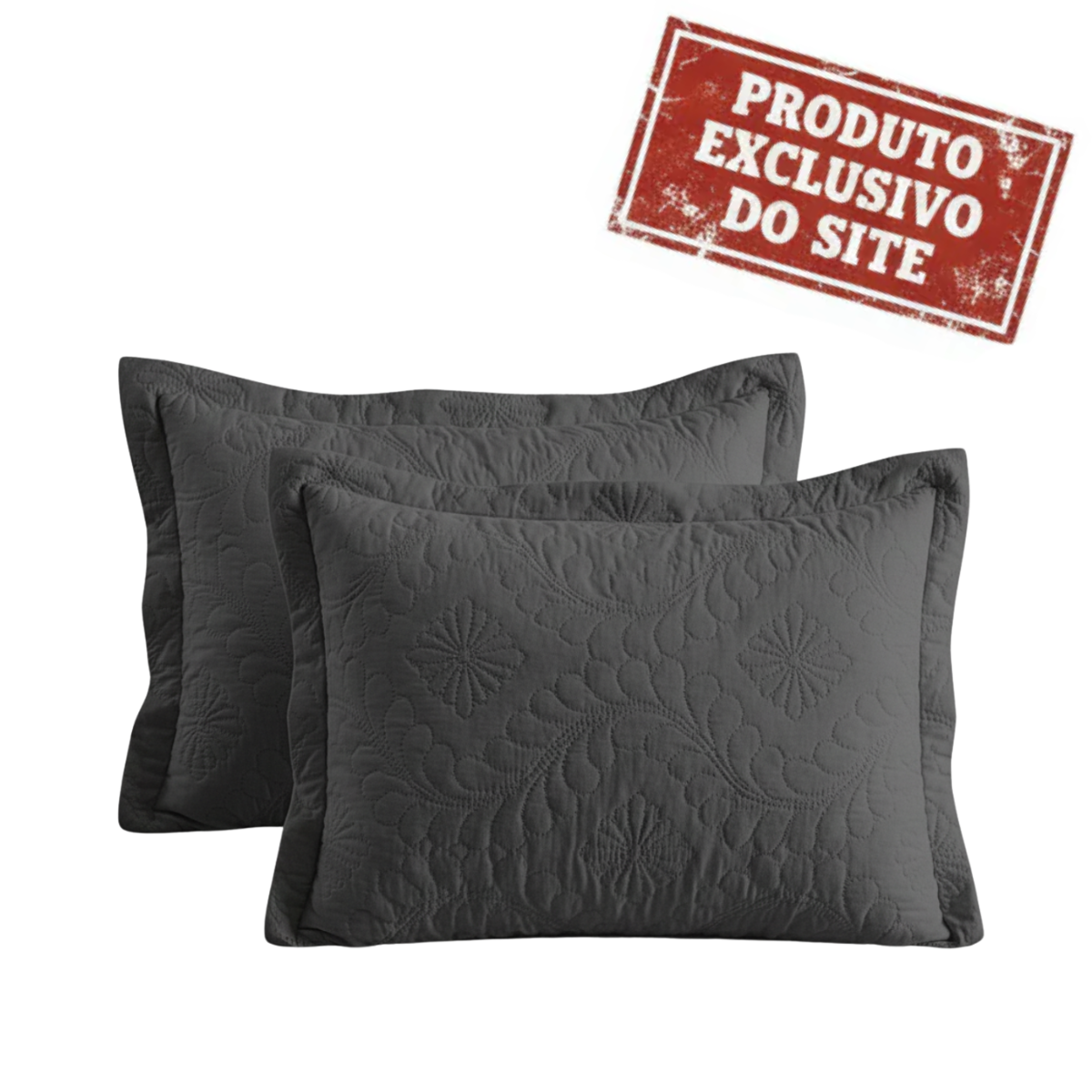 Porta Travesseiro Chumbo 50x70CM Jolitex 160822001J3999